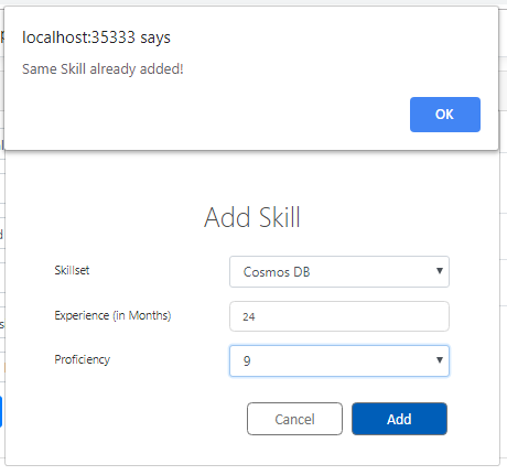 Master-Details App In Angular With Cosmos DB Using Embedded Data Modeling